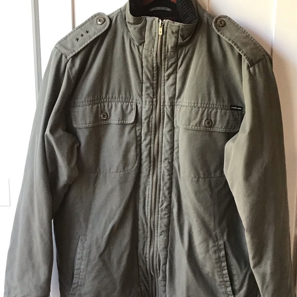 Hurley Jackets Coats Mens Green Hurley Jacket Poshmark